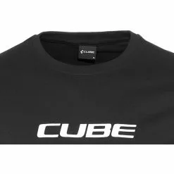 Cube Organic T-Shirt Classic Logo Herren Schwarz -Günstiges Fahrradjacken Geschäft cube organic t shirt classic logo men black 2