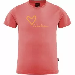Cube Rookie Bicycle Love Organic T-Shirt Kinder Rot
