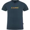 Cube Rookie X Mountains Organic T-Shirt Kinder Blau