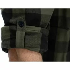Cube Work Langarmshirt Herren Oliv/schwarz -Günstiges Fahrradjacken Geschäft cube work ls shirt men olive check 3
