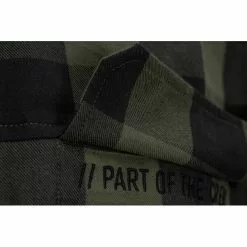 Cube Work Langarmshirt Herren Oliv/schwarz -Günstiges Fahrradjacken Geschäft cube work ls shirt men olive check 4