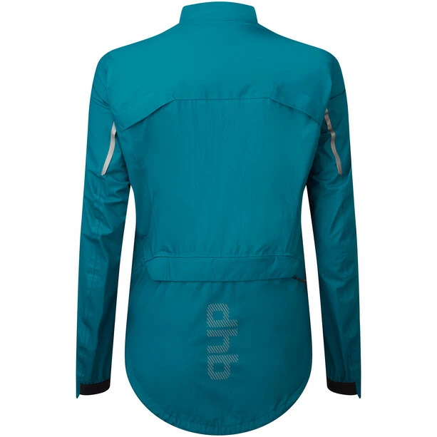 Dhb Aeron Tempo 3 Wasserdichte Jacke Damen Petrol 2 Dhb Aeron Tempo 3 Wasserdichte Jacke Damen Petrol – Bild 2