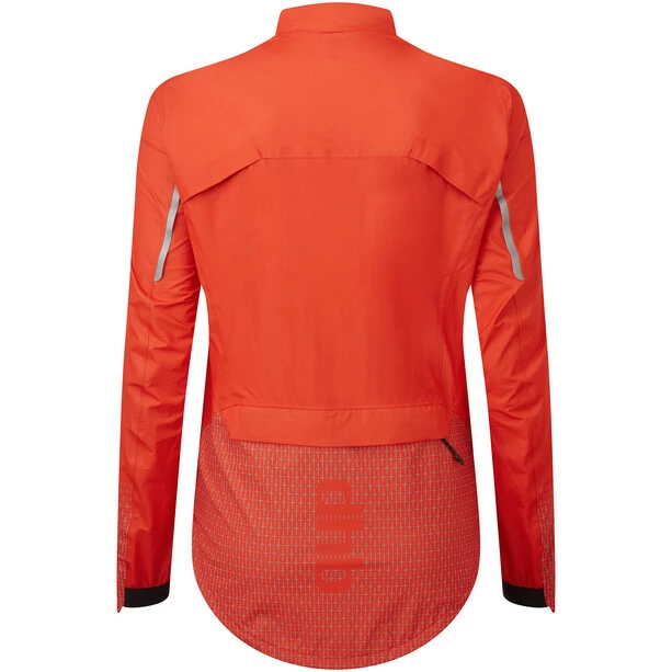Dhb Aeron Tempo FLT Wasserdichte Jacke Damen Orange 2 Dhb Aeron Tempo FLT Wasserdichte Jacke Damen Orange – Bild 2