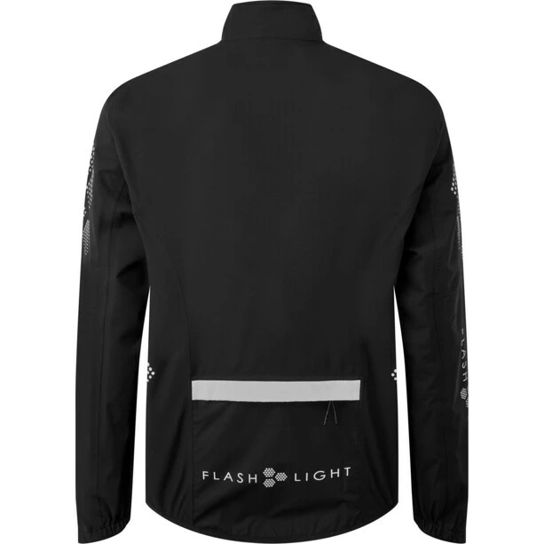 Dhb Flashlight Wasserdichte Jacke Herren Schwarz 2 Dhb Flashlight Wasserdichte Jacke Herren Schwarz – Bild 2