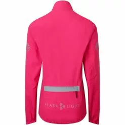 Dhb Flashlight Waterproof Jacke Damen Pink -Günstiges Fahrradjacken Geschäft dhb flashlight waterproof jacket women pink glow 3