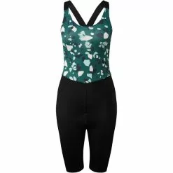 Dhb Moda Hochgeschnittene Trägershorts Damen Petrol/schwarz