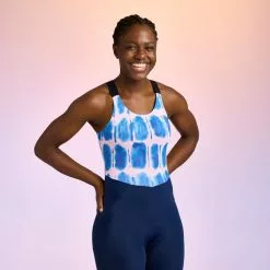 Dhb Moda Sumi High-Cut Trägershorts Damen Blau/pink -Günstiges Fahrradjacken Geschäft dhb moda sumi high cut bib shorts women begonia pink 4