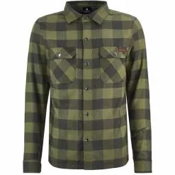 Endura Hummvee Langarm Flanellhemd Herren Oliv