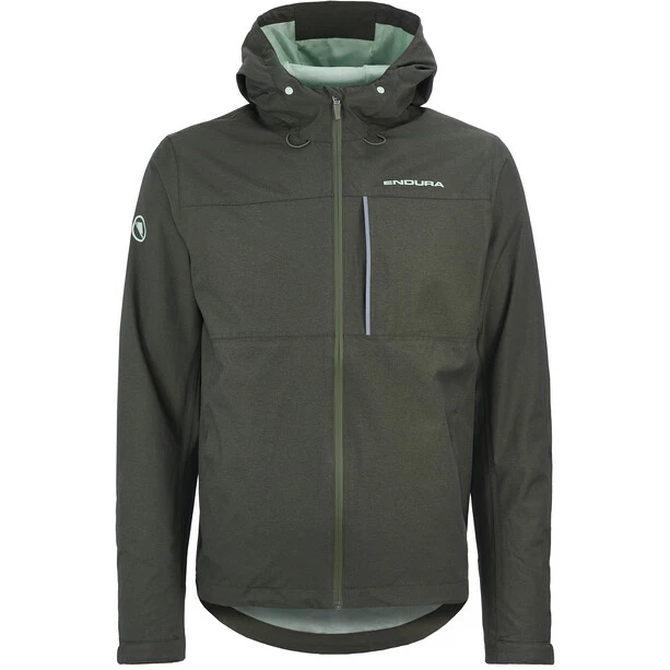 Endura Hummvee Wasserdichte Kapuzenjacke Herren Oliv 1 Endura Hummvee Wasserdichte Kapuzenjacke Herren Oliv