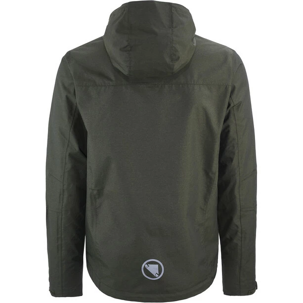 Endura Hummvee Wasserdichte Kapuzenjacke Herren Oliv 4 Endura Hummvee Wasserdichte Kapuzenjacke Herren Oliv – Bild 4