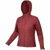 Endura Hummvee Wasserdichte Kapuzenjacke Damen Rot