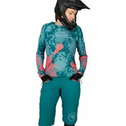 Endura SingleTrack II Shorts Damen Petrol 8 Endura SingleTrack II Shorts Damen Petrol -Günstiges Fahrradjacken Geschäft endura singletrack ii shorts women spruce green 3