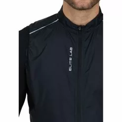 Endurance Bike Elite X1 Leichte Windweste Herren Schwarz -Günstiges Fahrradjacken Geschäft endurance bike elite x1 lightweight wind vest men black 6