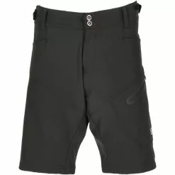 Endurance Jamal 2-in-1 Fahrrad/MTB Shorts Herren Schwarz