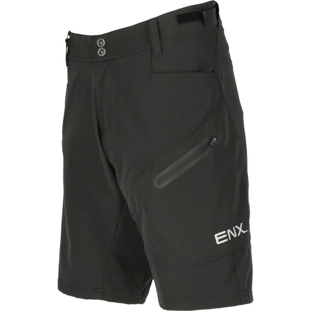Endurance Jamal 2-in-1 Fahrrad/MTB Shorts Herren Schwarz 3 Endurance Jamal 2-in-1 Fahrrad/MTB Shorts Herren Schwarz – Bild 3