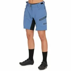 Endurance Jamilla 2-in-1 Fahrrad/MTB Shorts Damen Blau