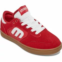 Etnies Windrow Schuhe Kinder Rot/weiß -Günstiges Fahrradjacken Geschäft etnies windrow shoes kids red white gum 4