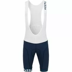 Fe226 StrongRide Bike Trägershorts Weiß/blau