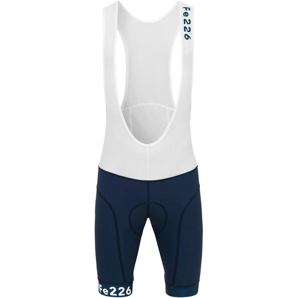 Fe226 StrongRide Bike Trägershorts Weiß/blau 1 Fe226 StrongRide Bike Trägershorts Weiß/blau