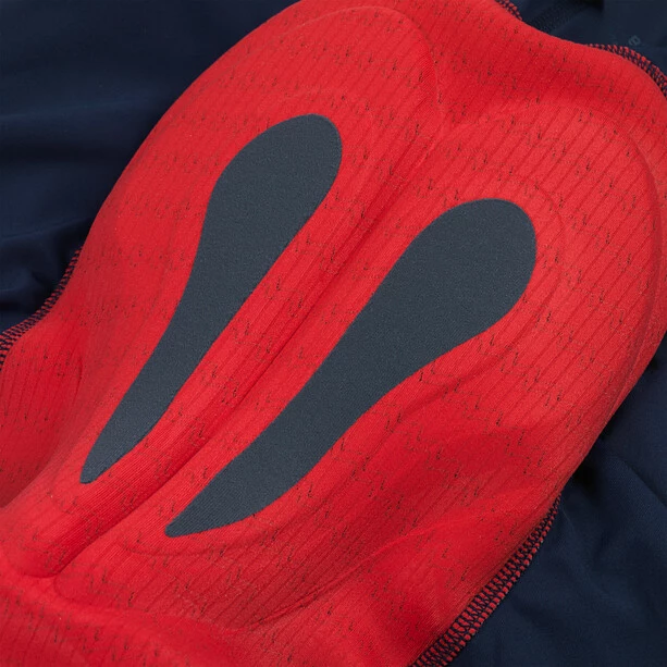 Fe226 StrongRide Bike Trägershorts Weiß/blau 3 Fe226 StrongRide Bike Trägershorts Weiß/blau – Bild 3