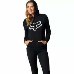 Fox Boundary PO Hoodie Damen Schwarz -Günstiges Fahrradjacken Geschäft fox boundary po hoodie women black 5