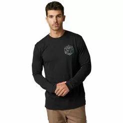 Fox Caveaut Tech Langarm Tee Herren Schwarz