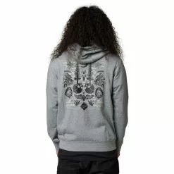 Fox Coastal Blues Fleece Pullover Herren Grau -Günstiges Fahrradjacken Geschäft fox coastal blues fleece pullover men heather graphite 3