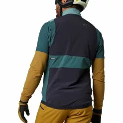 Fox Defend Fire Alpha Weste Herren Schwarz/petrol -Günstiges Fahrradjacken Geschäft fox defend fire alpha vest men sea foam 3