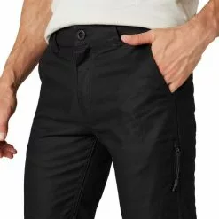 Fox Essex Stretch Slim-Fit Hose Herren Schwarz -Günstiges Fahrradjacken Geschäft fox essex stretch slim pants men black black 5