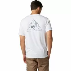 Fox Finisher Tech Kurzarm Tee Herren Weiß -Günstiges Fahrradjacken Geschäft fox finisher tech ss tee men optic white 3