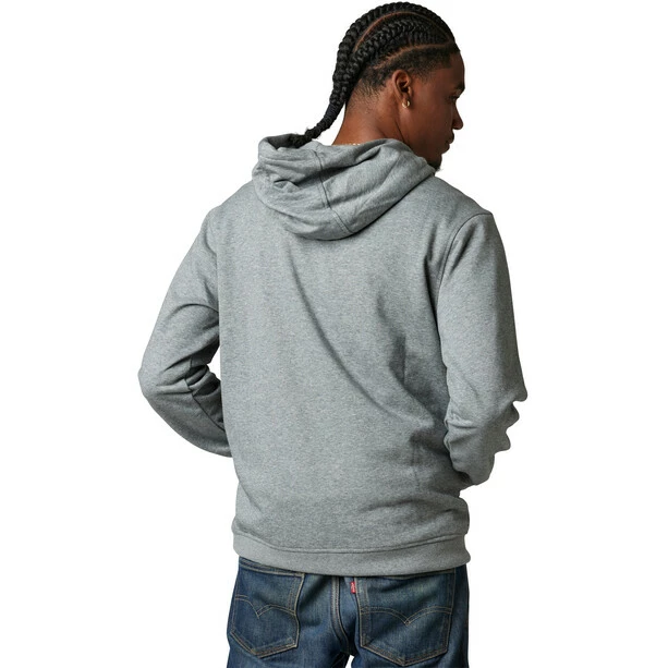 Fox Fixated Fleece Pullover Herren Grau 3 Fox Fixated Fleece Pullover Herren Grau – Bild 3