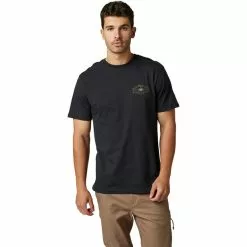 Fox Full Flux Premium Kurzarm Tee Herren Schwarz
