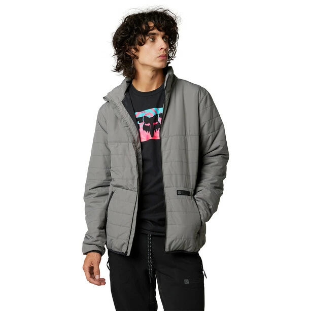 Fox Howell Puffy Jacke Herren Grau 1 Fox Howell Puffy Jacke Herren Grau