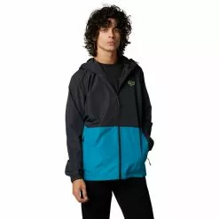 Fox Leed Windbreaker Jacke Herren Schwarz/blau