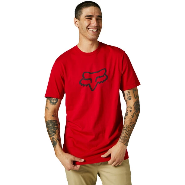 Fox Legacy Foxhead Kurzarm T-Shirt Herren Rot 1 Fox Legacy Foxhead Kurzarm T-Shirt Herren Rot