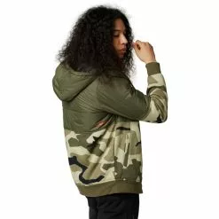 Fox Lindon Sasquatch Fleece Pullover Herren Oliv -Günstiges Fahrradjacken Geschäft fox lindon sasquatch fleece pullover men olive camo 5