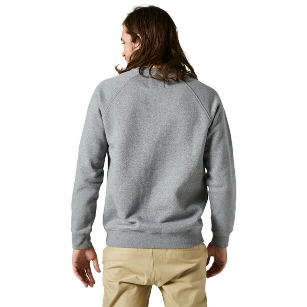 Fox Pinnacle Rundhals Fleece Herren Grau 2 Fox Pinnacle Rundhals Fleece Herren Grau – Bild 2