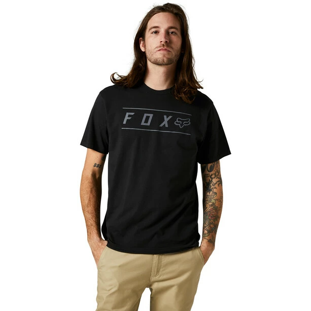 Fox Pinnacle Premium Kurzarm T-Shirt Herren Schwarz 1 Fox Pinnacle Premium Kurzarm T-Shirt Herren Schwarz