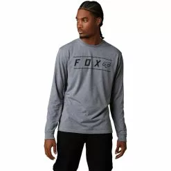 Fox Pinnacle Tech Langarm Tee Herren Grau