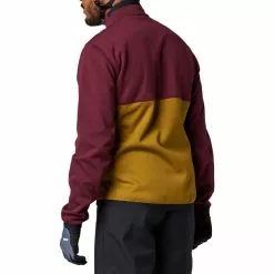 Fox Ranger Fire Crew Fleecejacke Herren Rot/braun -Günstiges Fahrradjacken Geschäft fox ranger fire fleece crew jacket men dark maroon 3