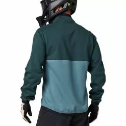 Fox Ranger Fire Crew Fleecejacke Herren Petrol/blau -Günstiges Fahrradjacken Geschäft fox ranger fire fleece crew jacket men emerald 3
