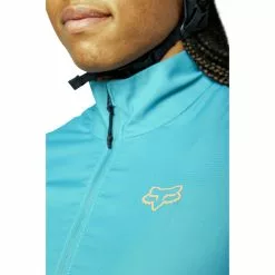 Fox Ranger Windjacke Damen Blau -Günstiges Fahrradjacken Geschäft fox ranger wind jacket women sea foam 6