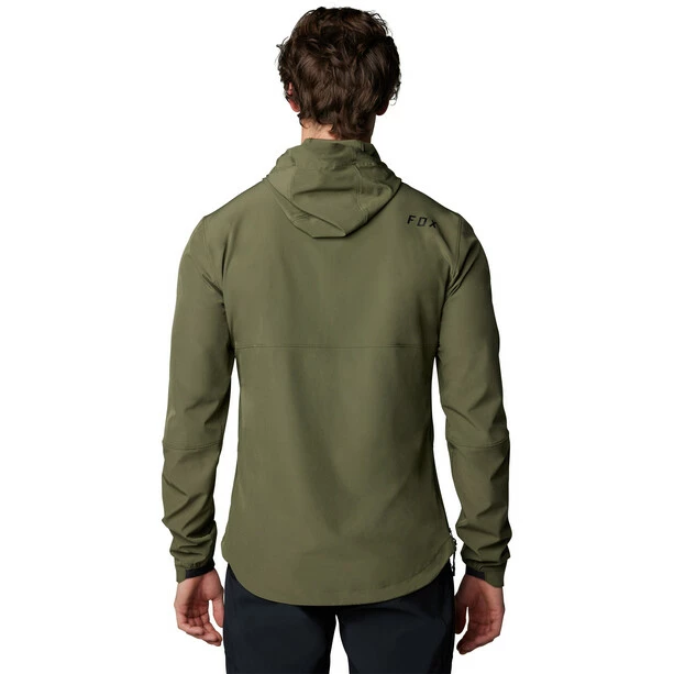Fox Ranger Wind Pullover Herren Oliv 2 Fox Ranger Wind Pullover Herren Oliv – Bild 2