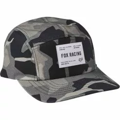 Fox Regiment 5 Panel Cap Herren Schwarz/grau