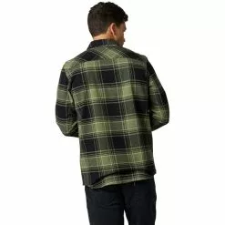 Fox Traildust 2.0 Langarm Flanellhemd Herren Oliv -Günstiges Fahrradjacken Geschäft fox traildust 20 ls flannel shirt men army 3