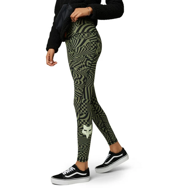 Fox TS57 Detour Leggings Damen Oliv/schwarz 2 Fox TS57 Detour Leggings Damen Oliv/schwarz – Bild 2