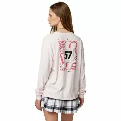 Fox TS57 Langarm Tee Damen Pink -Günstiges Fahrradjacken Geschäft fox ts57 ls tee women cotton candy 3