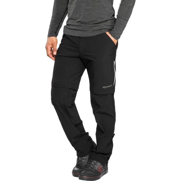 Gonso Portland Zip-Off Hose Herren Schwarz 2 Gonso Portland Zip-Off Hose Herren Schwarz – Bild 2