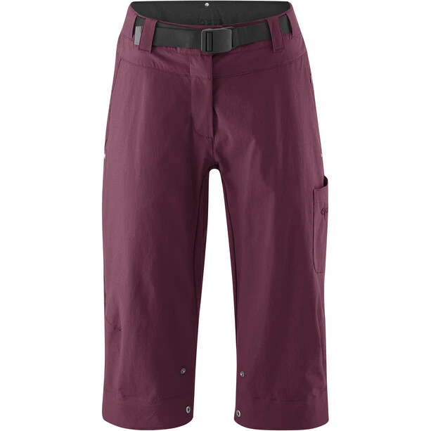 Gonso Ruth 3/4 Radhose Damen Lila 1 Gonso Ruth 3/4 Radhose Damen Lila