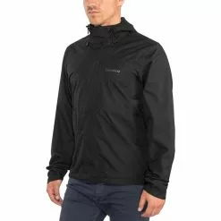 Gonso Save Light Regenjacke Herren Schwarz -Günstiges Fahrradjacken Geschäft gonso save light jacke herren black 1